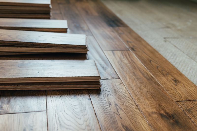 Hallway Wood Floor Installation